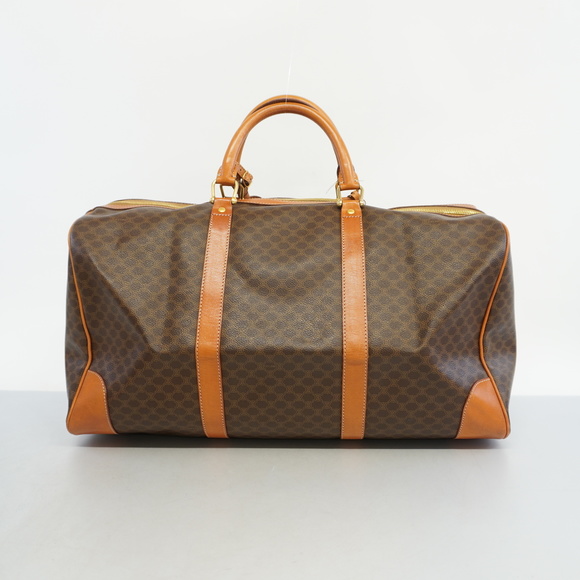 Auth Celine Macadam Boston Bag Women's PVC Boston Bag Brown - Picture 14 of 14